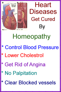 Heart Diseases get cured by homeopathy